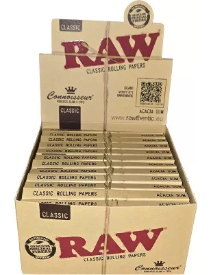 RAW – Connoisseur King Size Slim – Blättchen + Tips Box komplett