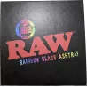 RAW – Prism Glass Ashtray Rainbow