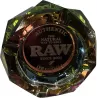 RAW – Prism Glass Ashtray Rainbow