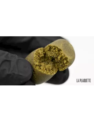 La Plaquette – Golden Static Hash 37 % CBD Static Sift suisse