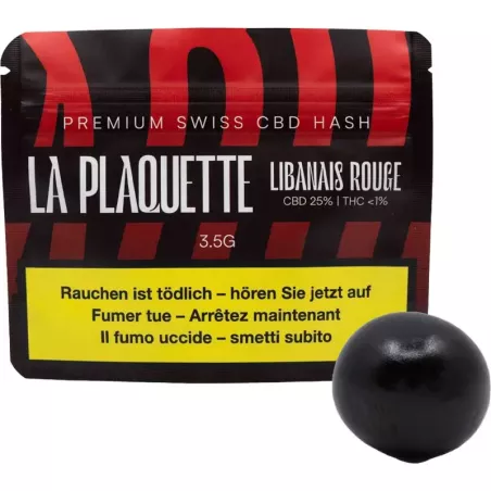 La Plaquette – Libanais Rouge 25 % CBD