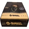 G-Rollz – Pets Rock Rap Unbleached King Size Slim Papers + Tips complete box of 25 booklets