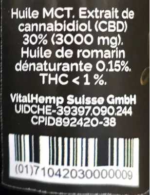 Gaiabis – Huile CBD Full Spectrum 30%