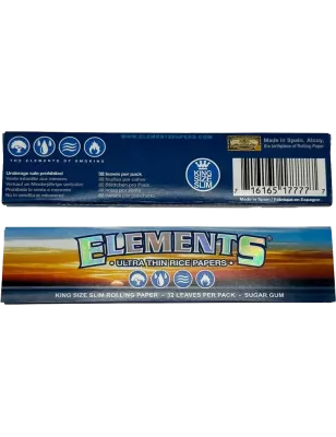 Elements – King Size Slim Rolling Papers (32 sheets)