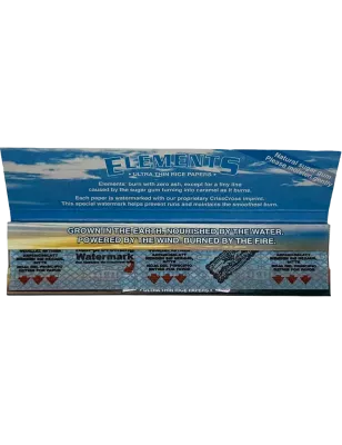 Elements – Feuilles à rouler King Size Slim (32 feuilles)