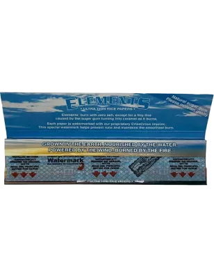 Elements – King Size Slim Rolling Papers (32 sheets)