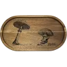 Gaiabis – Plateau en bois gravé Champignons