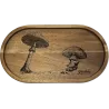 Gaiabis – Plateau en bois gravé Champignons