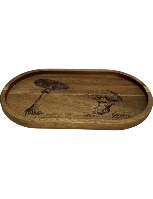 Gaiabis – Engraved Mushroom Wooden Tray