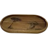 Gaiabis – Plateau en bois gravé Champignons