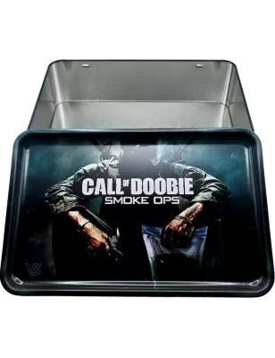 V Syndicate – Syndicase+ Call Of Doobie Metal Box with Rolling Tray 21x13.5x6.4cm