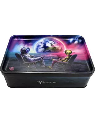 V Syndicate – Syndicase Plus Blunt Orbit Metal Box mit Rolling Tray
