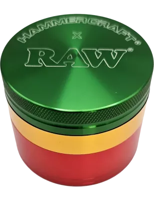 HAMMERCRAFT X RAW – Grinder Rasta 63 mm