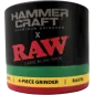HAMMERCRAFT X RAW – Grinder Rasta 63 mm