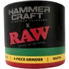 HAMMERCRAFT X RAW – Grinder Rasta 63 mm