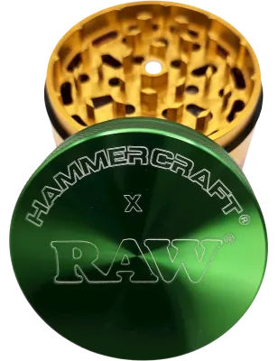 HAMMERCRAFT X RAW – Grinder Rasta 63 mm