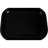 Vassoio per rollare in metallo nero 18 × 14 cm