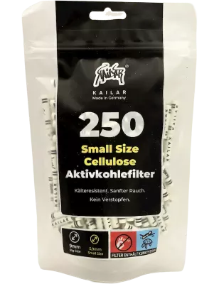 Kailar – Aktivkohlefilter Slim 5.9 mm 250 Weiss
