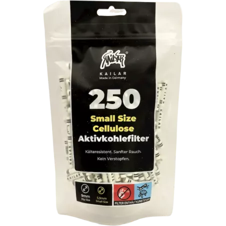Kailar – Aktivkohlefilter Slim 5.9 mm 250 Weiss