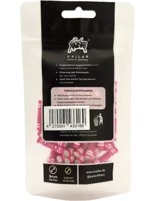 Kailar – Cellulose Aktivkohlefilter Slim 5.9 mm 65 Rose