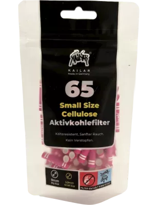 Kailar – Cellulose Aktivkohlefilter Slim 5.9 mm 65 Pink