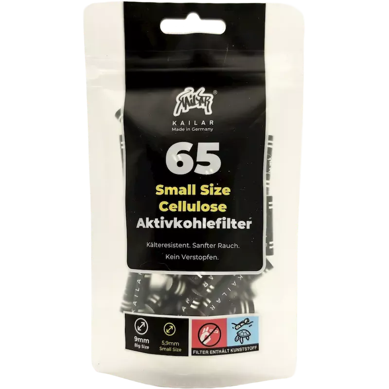 Kailar filtres charbon actif Slim 5.9 mm 65