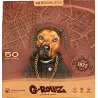 G-Rollz – Pets Rock Rap Unbleached King Size Slim Komplette Box mit 25 Booklets