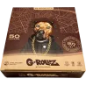 G-Rollz – Pets Rock Rap Unbleached King Size Slim Box complète de 25 booklets