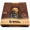 G-Rollz – Pets Rock Rap Unbleached King Size Slim Komplette Box mit 25 Booklets
