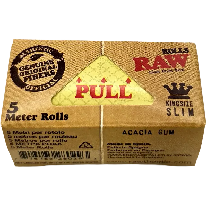 RAW – Organic King Size Slim Rolls 5 m