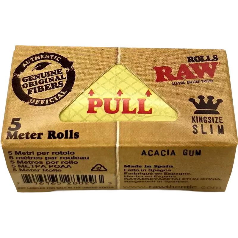RAW – Organic King Size Slim Rolls 5 m