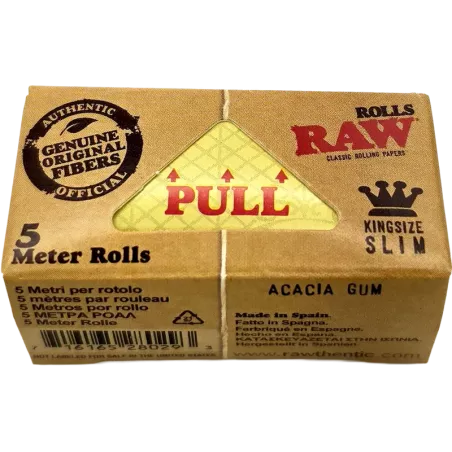 RAW – Organic King Size Slim Rolls 5 m