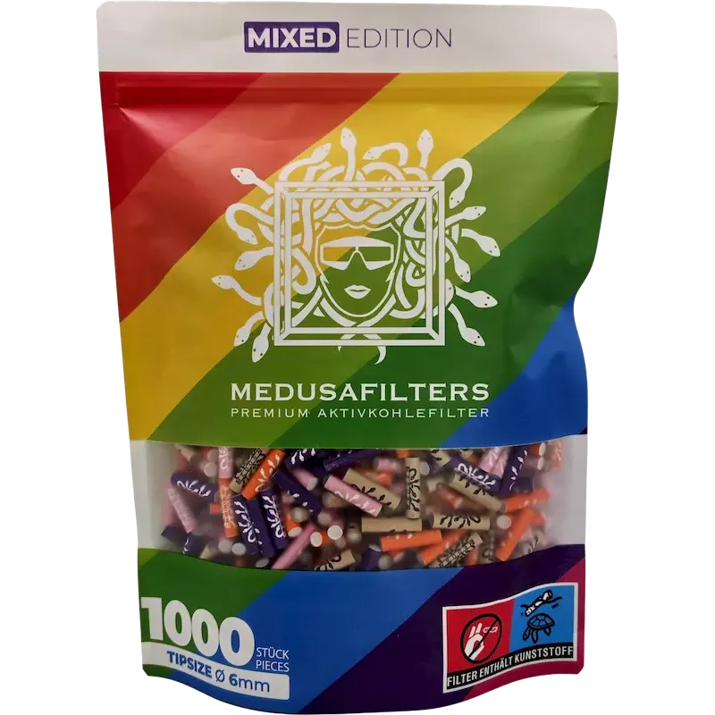 Medusa – Filtres Charbon Actif 6 mm 1000 Mixed Edition