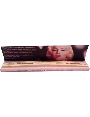G-Rollz – Fabulous Face Pink King Size Slim Papers Box 25 Booklets