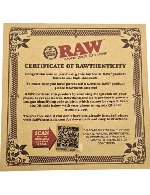RAW – Crystal Ashtray Cendrier en cristal