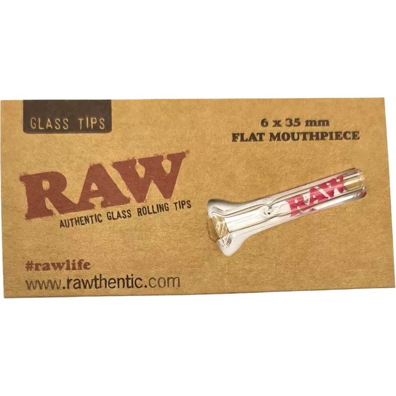 RAW – Glass Tip Flat Glasfilter 6x35mm