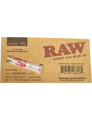 RAW – Glass Tip Round Filtre en verre 6x35mm