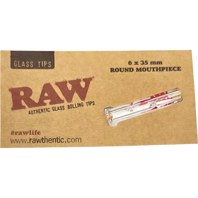 RAW – Glass Tip Round Filtro in vetro 6x35mm