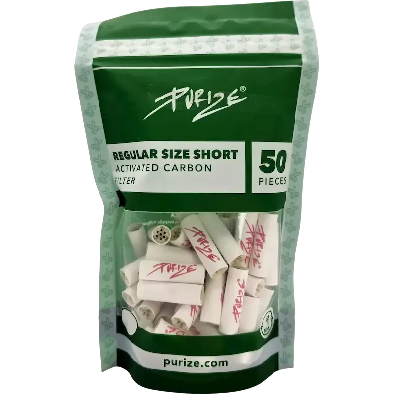 PURIZE® – Regular Size Short Filtre à charbon actif blanc x50