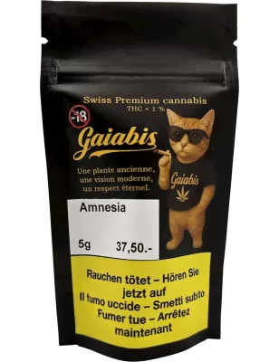 Amnesia CBD-Blüte Indoor 9,219 % | Gaiabis