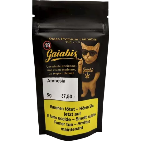 Amnesia Gaiabis CBD-Blüte Indoor