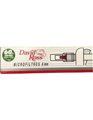 David Ross – Micro Filter Zigarettenfilter Ø 8 mm (10 pcs)