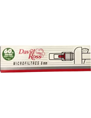David Ross – Micro Filter Zigarettenfilter Ø 8 mm (10 pcs)