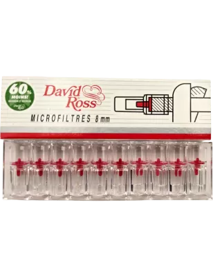David Ross – Micro Filter Zigarettenfilter Ø 8 mm (10 pcs)