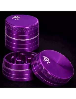Black Leaf – Mini Grinder 2 parties Aluminium Ø29mm Violet