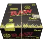 RAW – Black Organic Hemp Feuilles à rouler Kingsize Slim Box 50 paquets