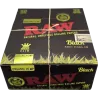 RAW – Black Organic Hemp Kingsize Slim rolling papers Box 50 packs