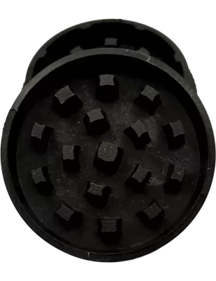 Hanf Grinder – Hemp grinder 55 mm 2-piece black