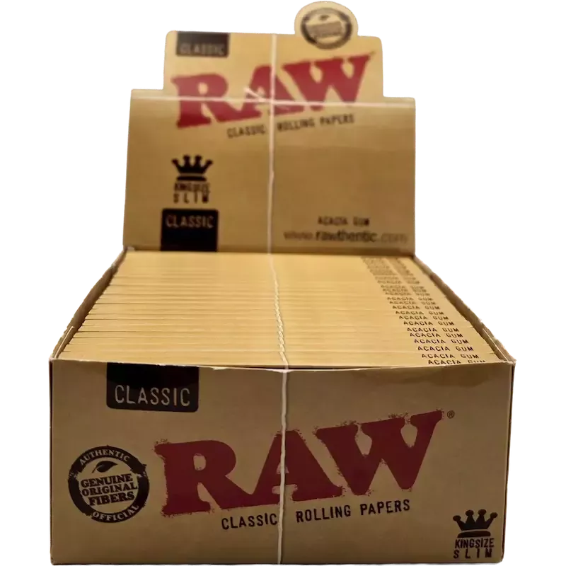 RAW – Classic Kingsize Slim Cartine Box 50 confezioni