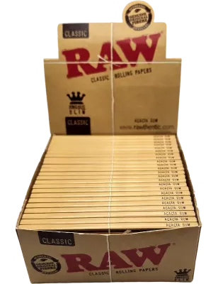 RAW – Classic Kingsize Slim Drehpapiere Box 50 Packungen